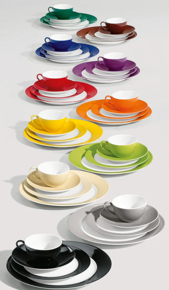 Ritzenhoff & Breker Dessertteller DOPPIO 6er Set rot