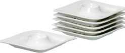 Ritzenhoff & Breker Eierbecher MELODIE 6er Set weiß