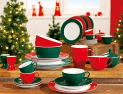 Ritzenhoff & Breker Jumbotasse DOPPIO 6er Set rot