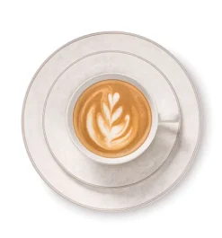 Ritzenhoff & Breker Kaffee Untertasse ISABELLA 6er Set cremeweiß