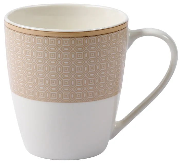 Ritzenhoff & Breker Kaffeebecher GEO Porzellan beige