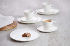 Ritzenhoff & Breker Kaffee-Untertasse SKAGEN 6er Set weiß