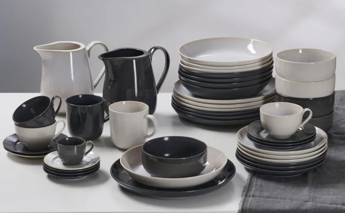 Ritzenhoff & Breker Kaffeetasse TOLEDO Steinzeug grau