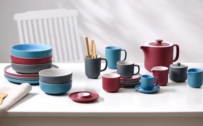 Ritzenhoff & Breker Kaffeebecher JASPER graublau