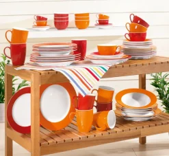 Ritzenhoff & Breker Kaffeebecher DOPPIO 6er Set rot