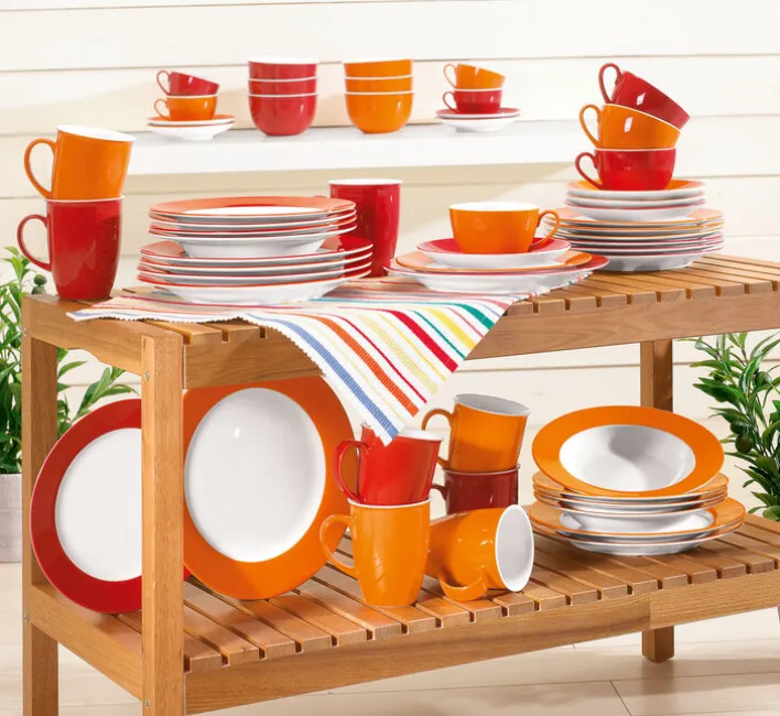 Ritzenhoff & Breker Kaffeebecher DOPPIO 6er Set rot