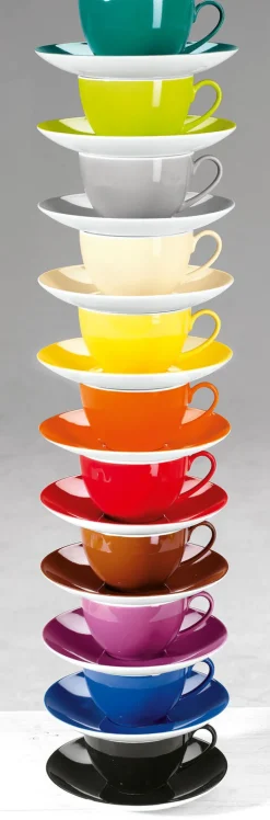 Ritzenhoff & Breker Kaffeebecher DOPPIO 6er Set rot