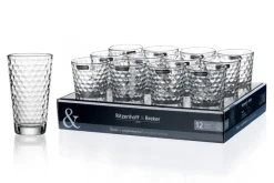Ritzenhoff & Breker Longdrinkglas FAVO 6er Set 400 ml klar Glas