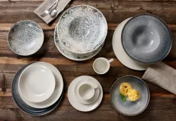 Ritzenhoff & Breker Müslischale LUIGI 17 cm beige/blau