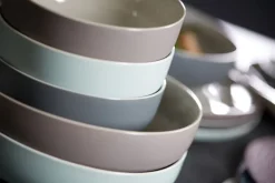 Ritzenhoff & Breker Pastaschale JASPER 4er Set grau/ weiß