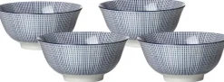 Ritzenhoff & Breker Schale ROYAL MAKOTO 4er Set blau/ weiß