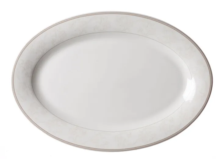 Ritzenhoff & Breker Servierplatte ISABELLA oval cremeweiß