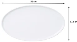 Ritzenhoff & Breker Servierplatte SKAGEN Porzellan weiß