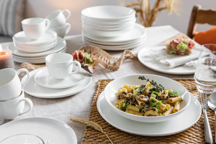 Ritzenhoff & Breker Servierplatte SKAGEN rund weiß