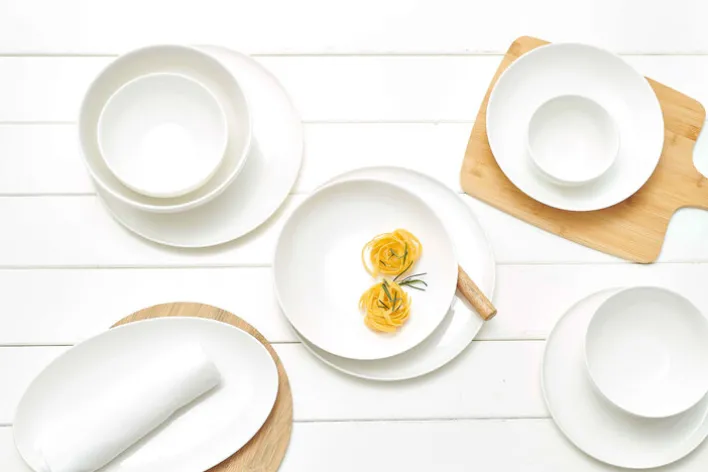 Ritzenhoff & Breker Servierplatte SKAGEN rund weiß