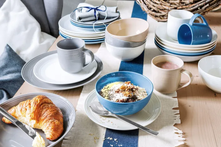 Ritzenhoff & Breker Speiseteller LEVI 6er Set weiß