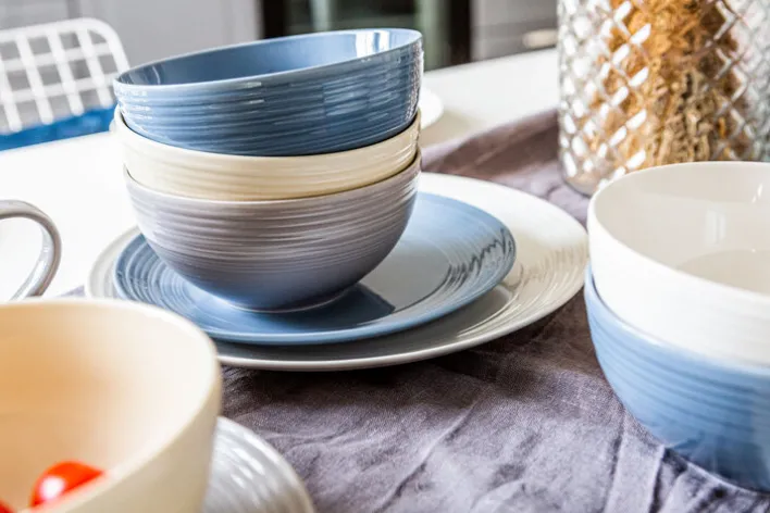 Ritzenhoff & Breker Speiseteller LEVI 6er Set weiß