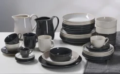 Ritzenhoff & Breker Suppenteller TOLEDO Steinzeug grau