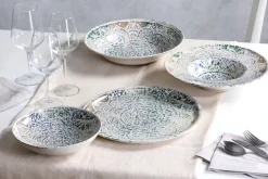 Ritzenhoff & Breker Suppenteller LUIGI 21 cm blau/beige