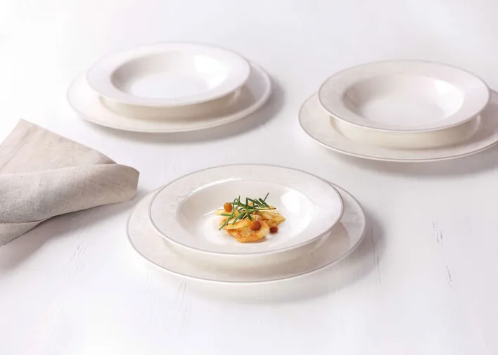 Ritzenhoff & Breker Tafelservice ISABELLA 12-teilig cremeweiß