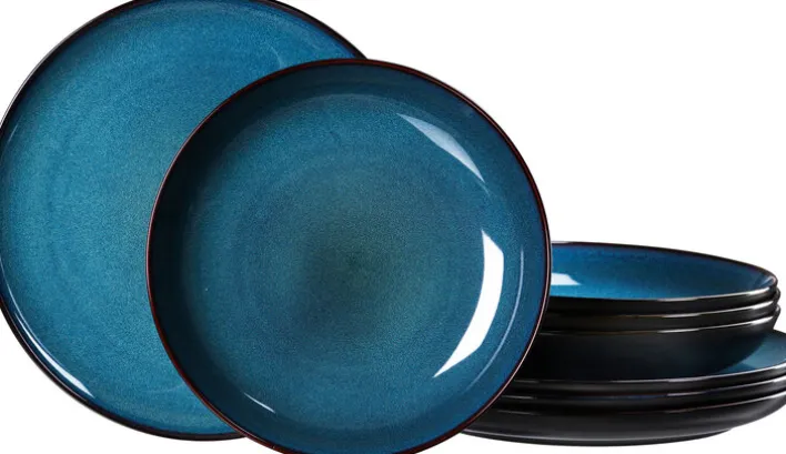 Ritzenhoff & Breker Tafelservice BALI 8-teilig blau Steinzeug