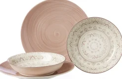 Ritzenhoff & Breker Tafelservice VALENCIA 4-teilig beige/ braun