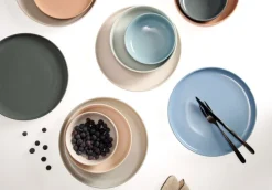 Ritzenhoff & Breker Teller flach JASPER 4er Set schwarz