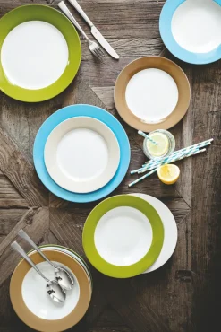 Ritzenhoff & Breker Teller flach DOPPIO 6er Set rot