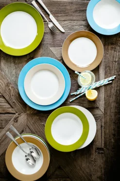 Ritzenhoff & Breker Teller tief DOPPIO 6er Set grün