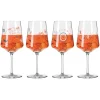 RITZENHOFF Aperitifglas SOMMERRAUSCH 4er Set Illustatrionen Kristallglas