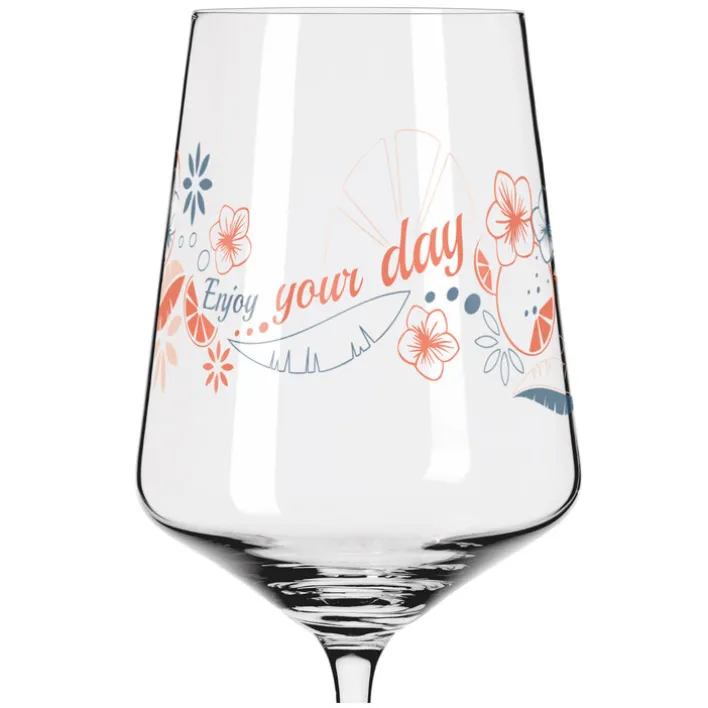 RITZENHOFF Aperitifglas SOMMERRAUSCH 4er Set Illustatrionen Kristallglas