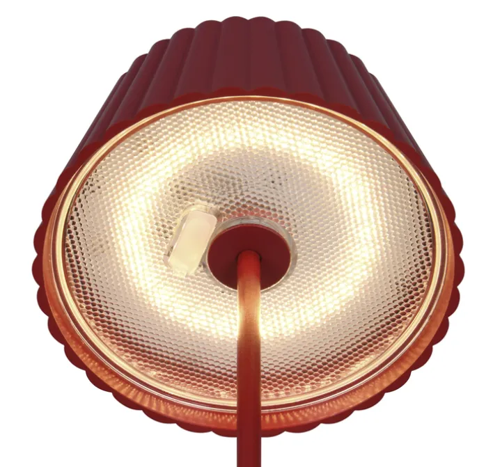 RL Akku LED Tischlampe SUAREZ 2-teilig rot