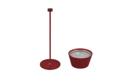 RL Akku LED Tischlampe SUAREZ 2-teilig rot