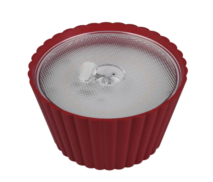 RL Akku LED Tischlampe SUAREZ 2-teilig rot