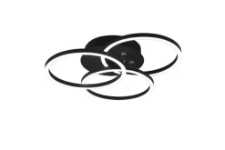 RL LED Deckenlampe CIRCLE schwarz