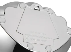 RL LED Dekoleuchte SHELLY, Kunststoff, 17,5 x 14,5 x 12,5 cm Chromfarbig