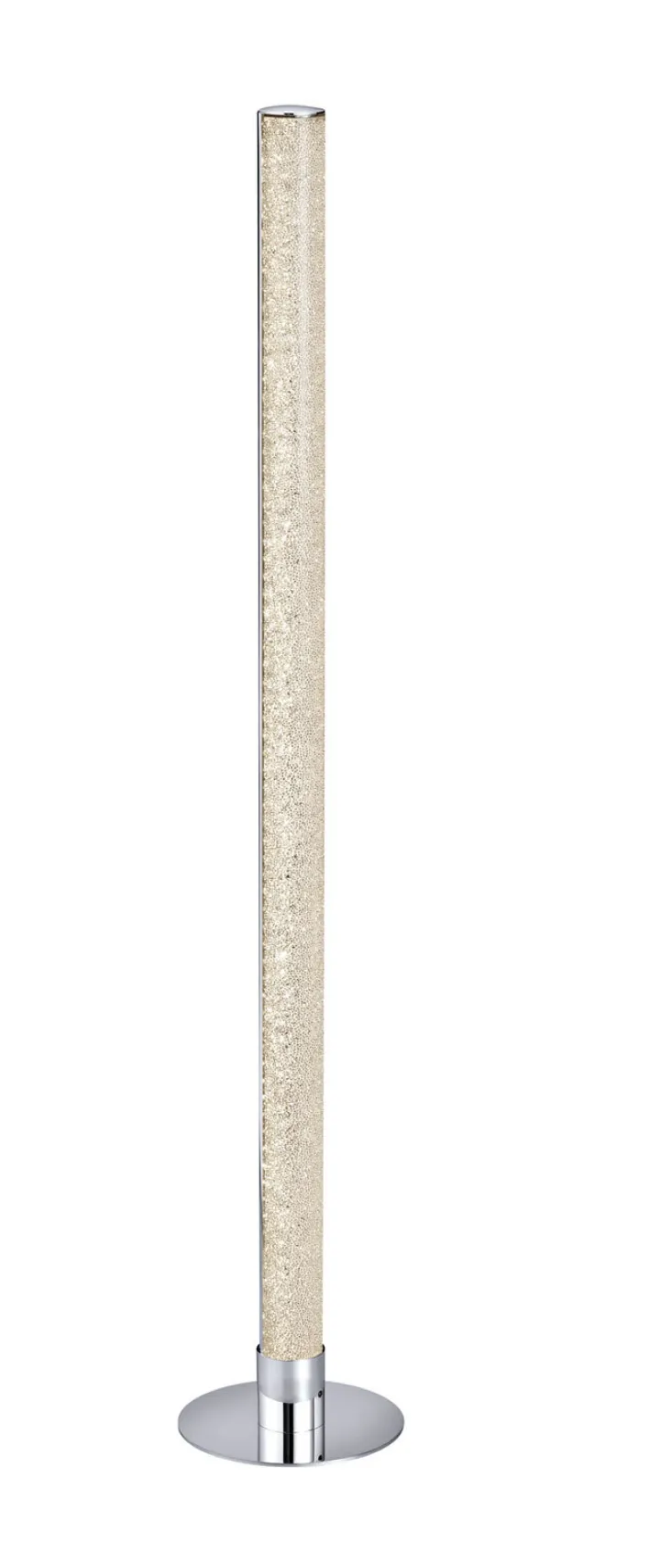 RL LED Stehlampe LEIA mit Fernbedienung 104 cm Metall/Acryl chromfarbig/transparent