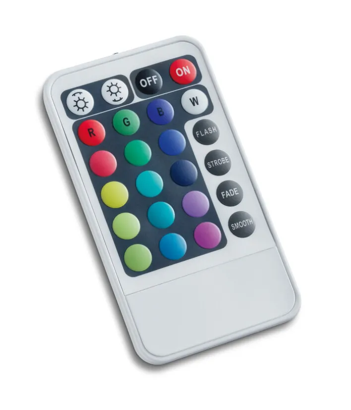 RL LED Stehlampe LEIA mit Fernbedienung 104 cm Metall/Acryl chromfarbig/transparent