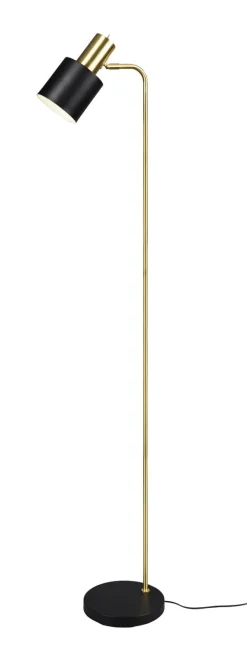 RL Retrofit Stehlampe ADAM schwarz /messingfarbig