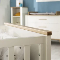 roba Babybett PAULINE weiß/ braun