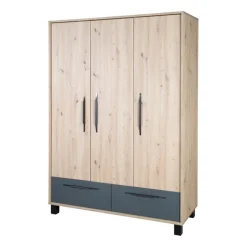roba Baby-Kleiderschrank ARTESANA braun/ grau