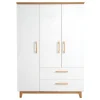 roba Kleiderschrank 135 x 200 x 55 cm weiß