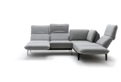 ROLF BENZ Ecksofa MERA 267 x 192 cm Stoffbezug signalgrau
