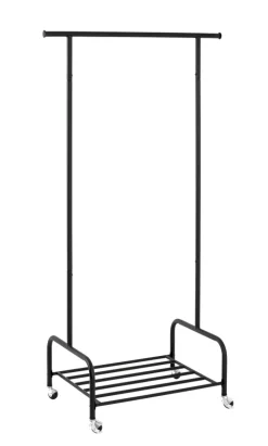 Rollgarderobe 93 x 175 cm schwarz