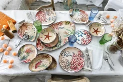 ROSE & TULIPANI Dessertteller SEA LIFE Fisch 2er Set