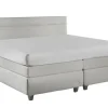 ruf Boxspringbett BELVEDI 180 x 200 cm hellgrau