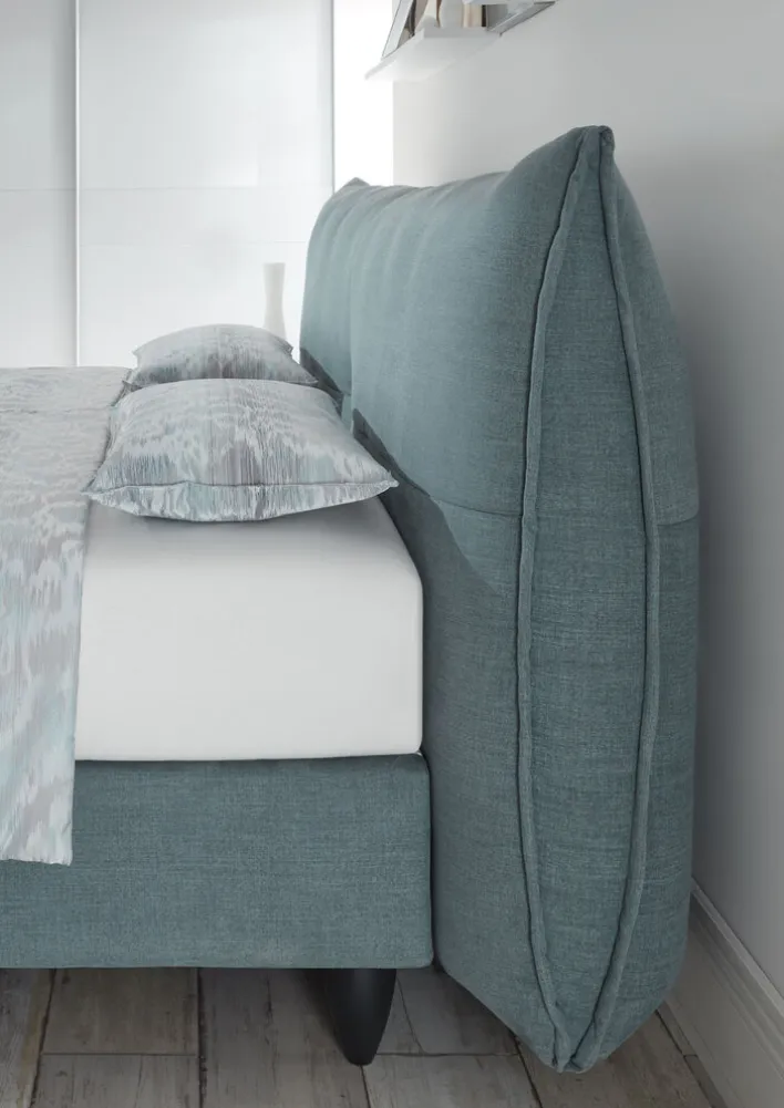 ruf Boxspringbett SENTA 180 x 200 cm blau