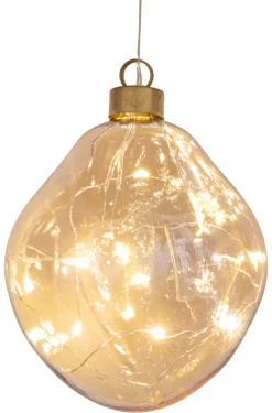 SAICO Deko Anhänger NUGGET3 10x10x10 cm amber-gold