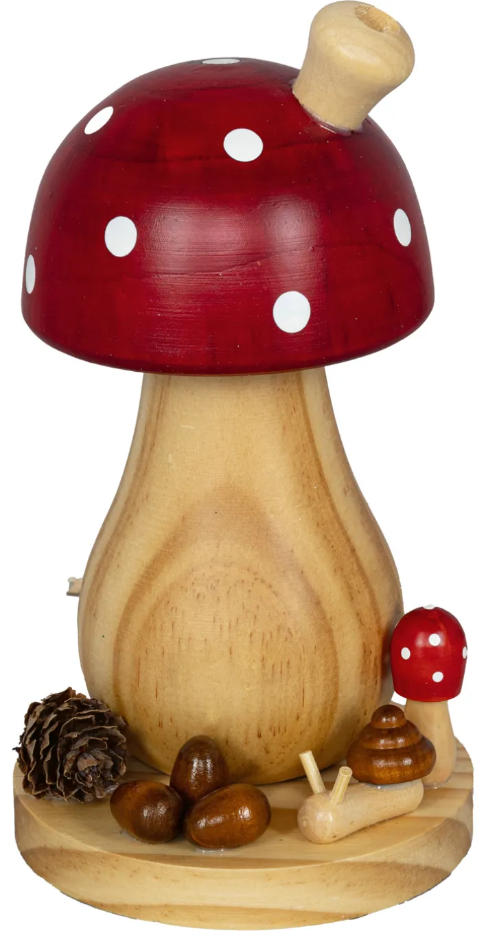 SAICO Deko Objekt RÄUCHERPILZ 9x9x17 cm