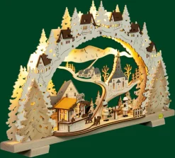 SAICO Lichtobjekt GRILLHÜTTE 31,5x52x9,5 cm